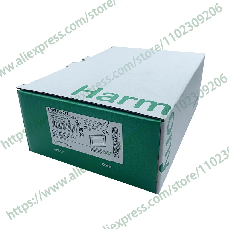 Novo original plc controlador hmigxu3512 touch screen entrega imediata
