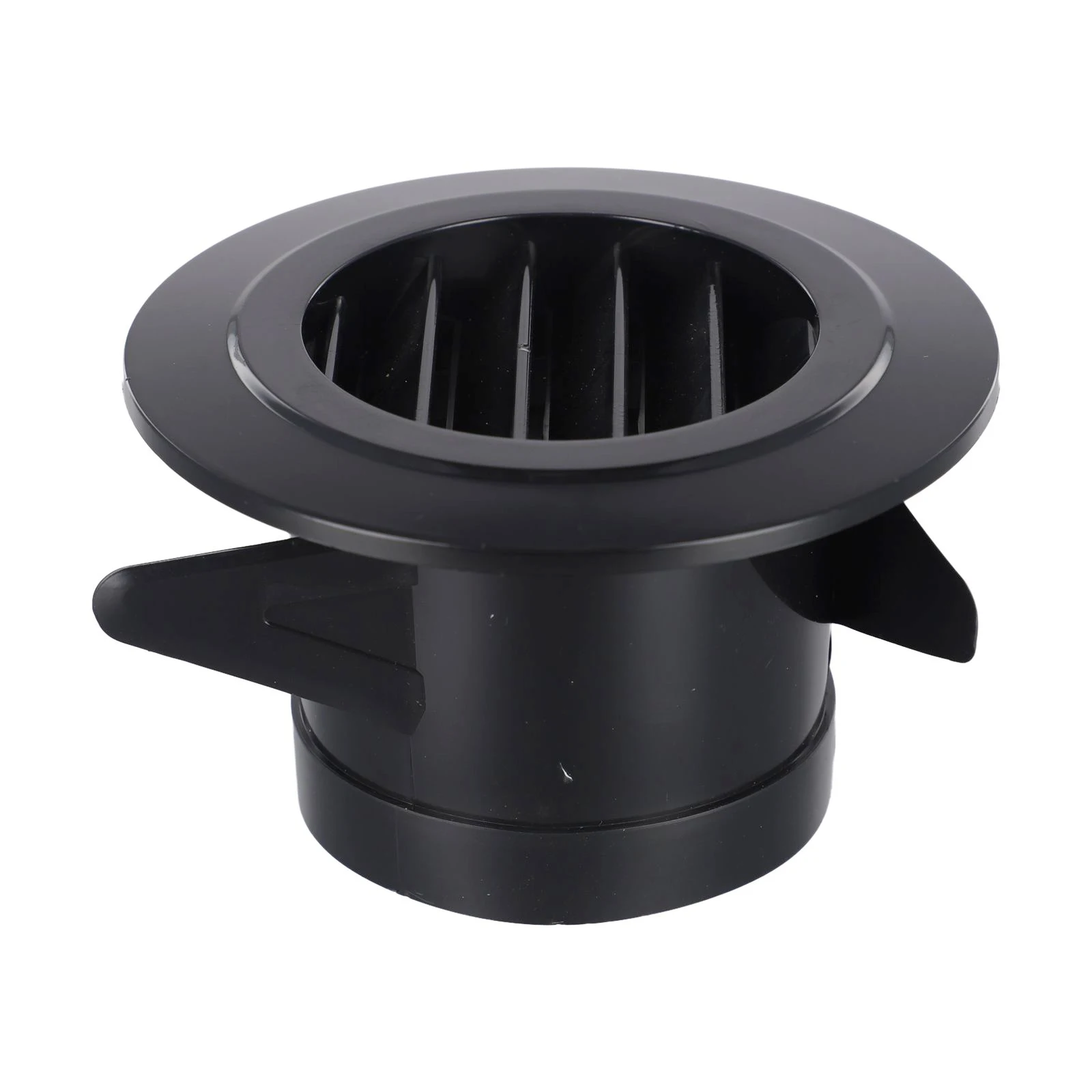 Easy Cleaning Black ABS Round Ventilation Hose Diffuser Gril