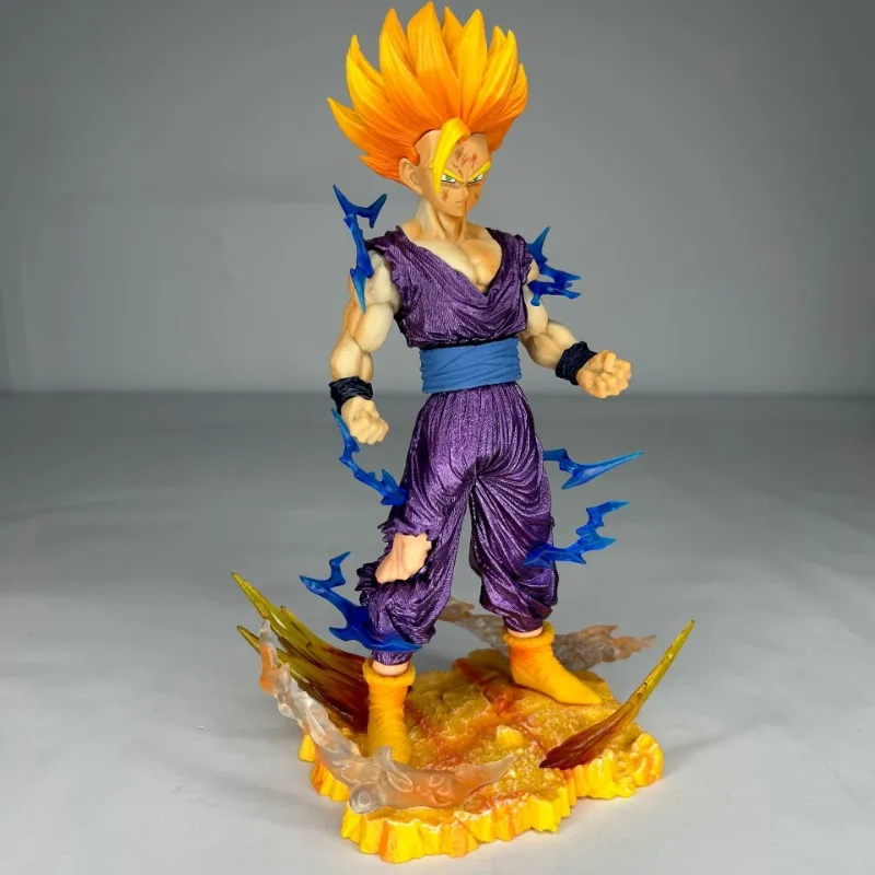 

NEW 25.5CM Dragon Ball Super 2 Son Gohan Super Saiyan Battle Damaged Standing Battle Model Scene Ornament