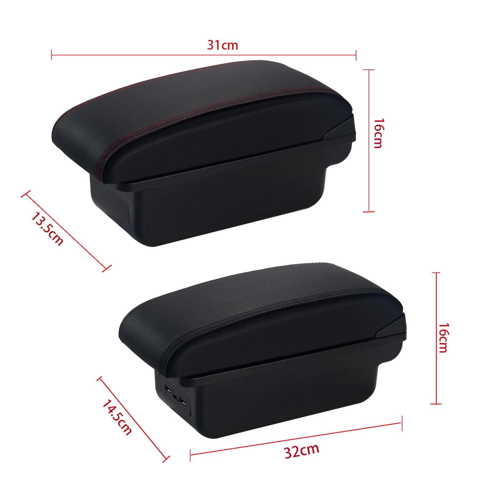 For Renault Duster Armrest Box  for Dacia Duster Armrest Box 2019-2024 Center Console Storage Box Decoration Accessories Leather
