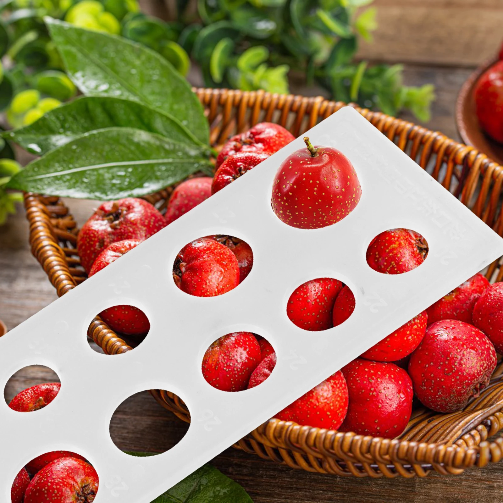 

Durable Plastic Fruit Measuring Ruler Convenient for Farm and Shop Use Plastic Fruits Measuring Ruler Fruits Measurement Tool