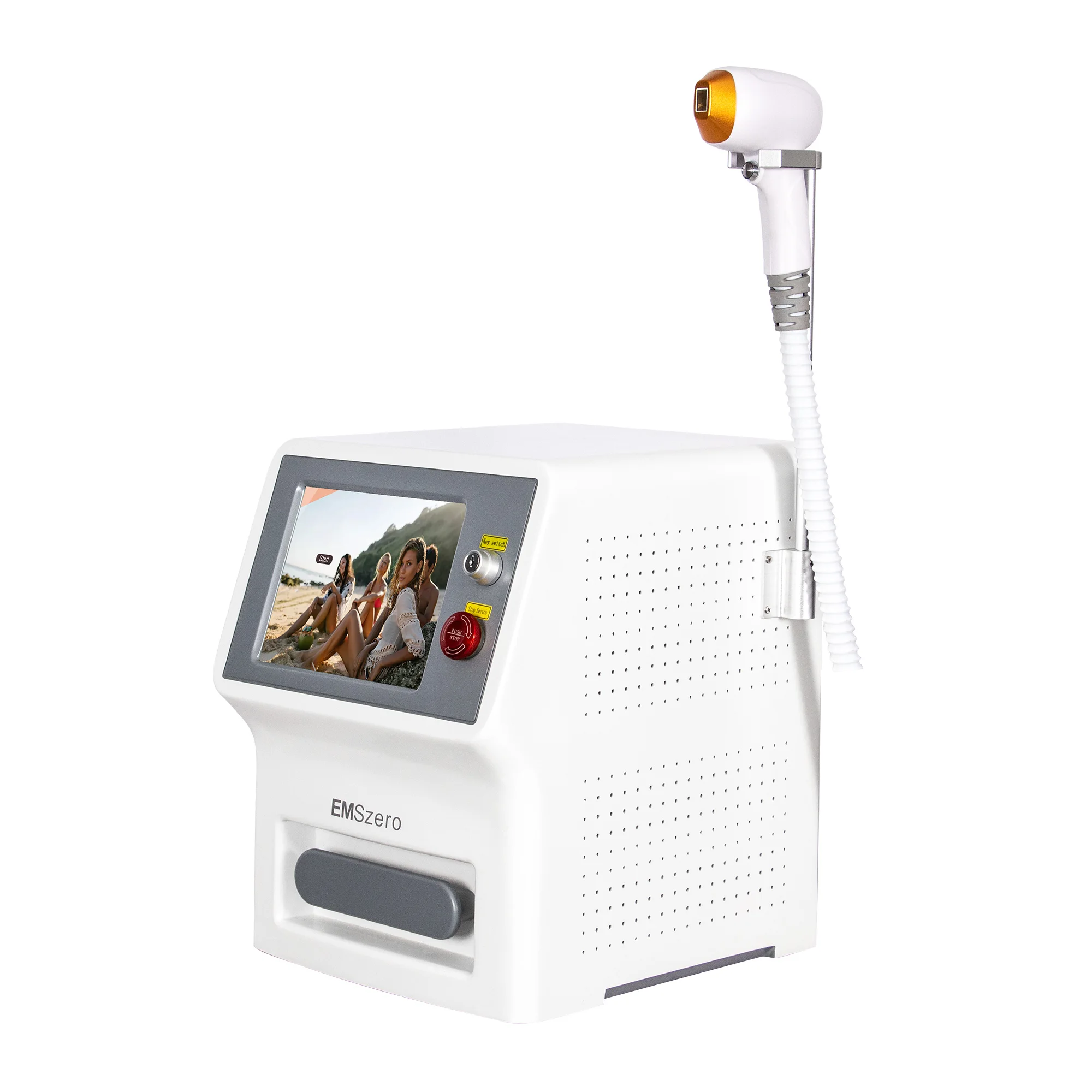 

Laser Hair Removal System 4000w Att Diode Laser Three Wavelengths Of 755 nm,808 nm And 1064 nm Painless Permanent Hair Removal