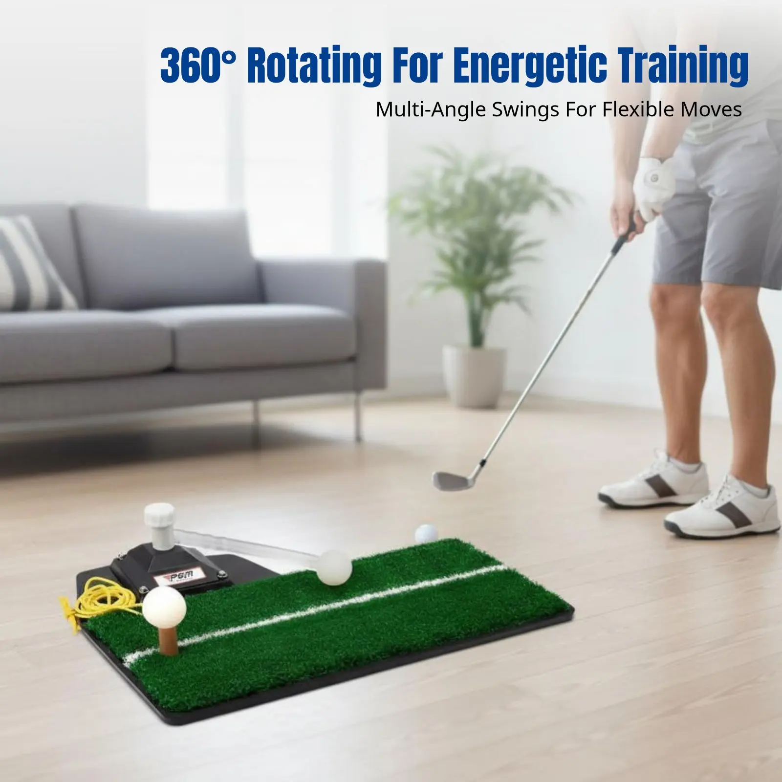 tapis-d'entrainement-de-frappe-triple-fonction-pour-sports-d'interieur-dispositif-de-pratique-rotatif-a-surface-plane