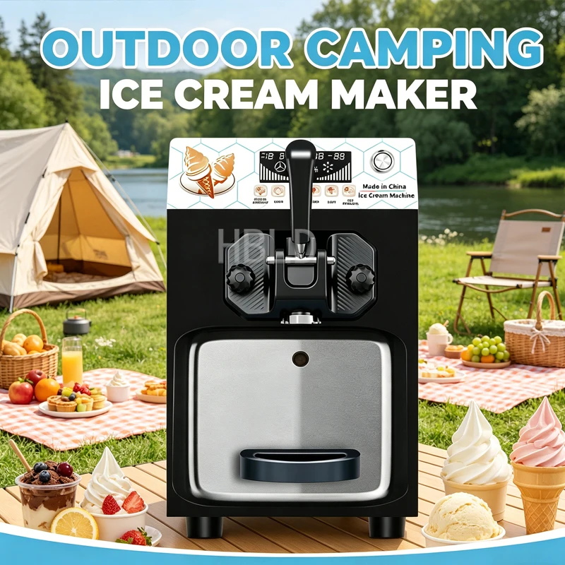 

Commercial Low-Noise Ice Cream Cone Machine Multifunctional Automatic Smoothie Maker for Business Use