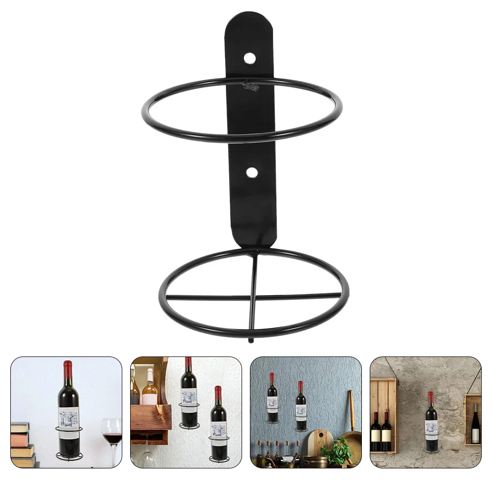 Wall Mounted Rack for Single Holder Bar Shelf Free Standing Bottle Racks Bottles