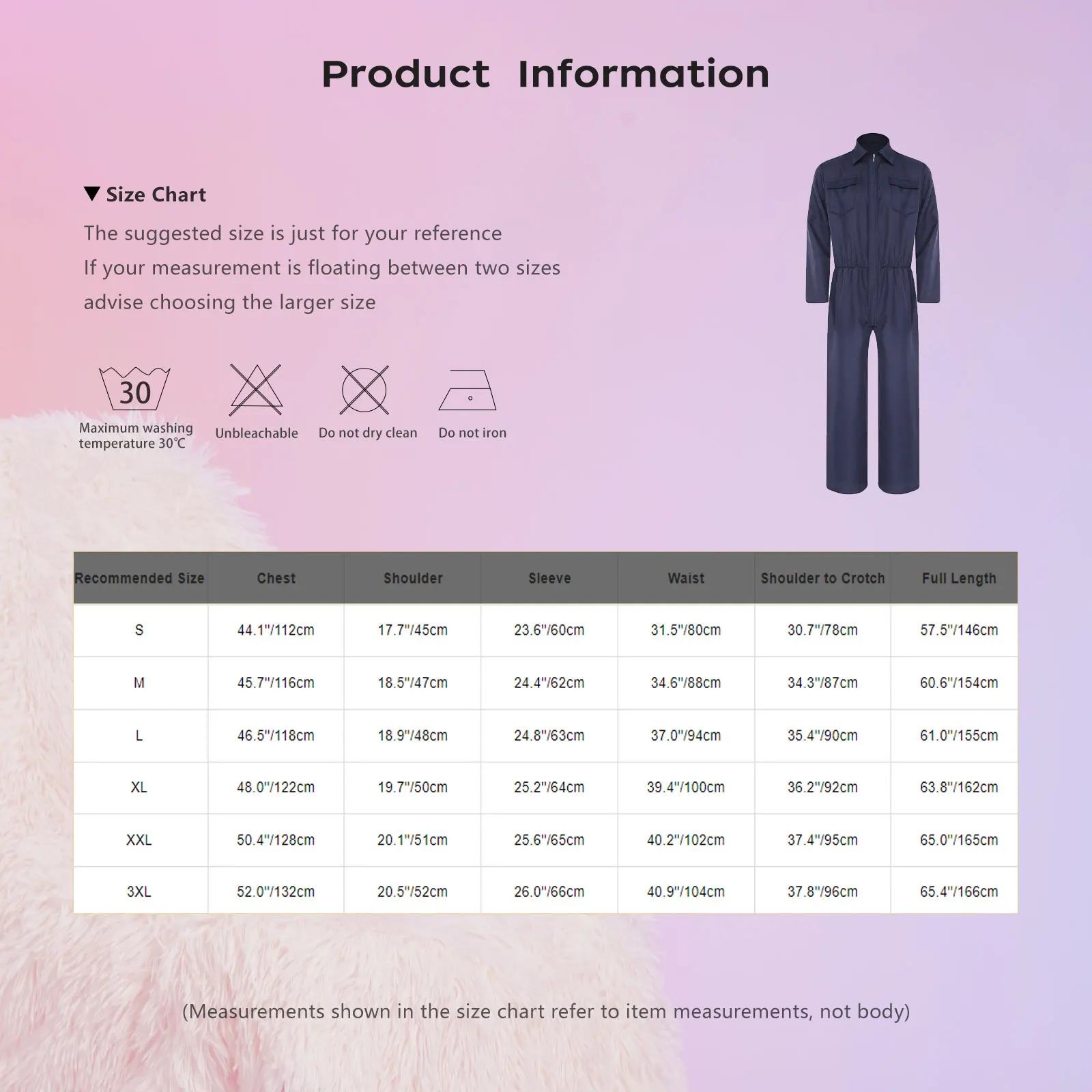 مآزر للجنسين بدلة قفز باللون الأزرق الداكن بأكمام طويلة وجيوب رفرف الصدر من قطعة واحدة لأزياء العمل في المصنع #6