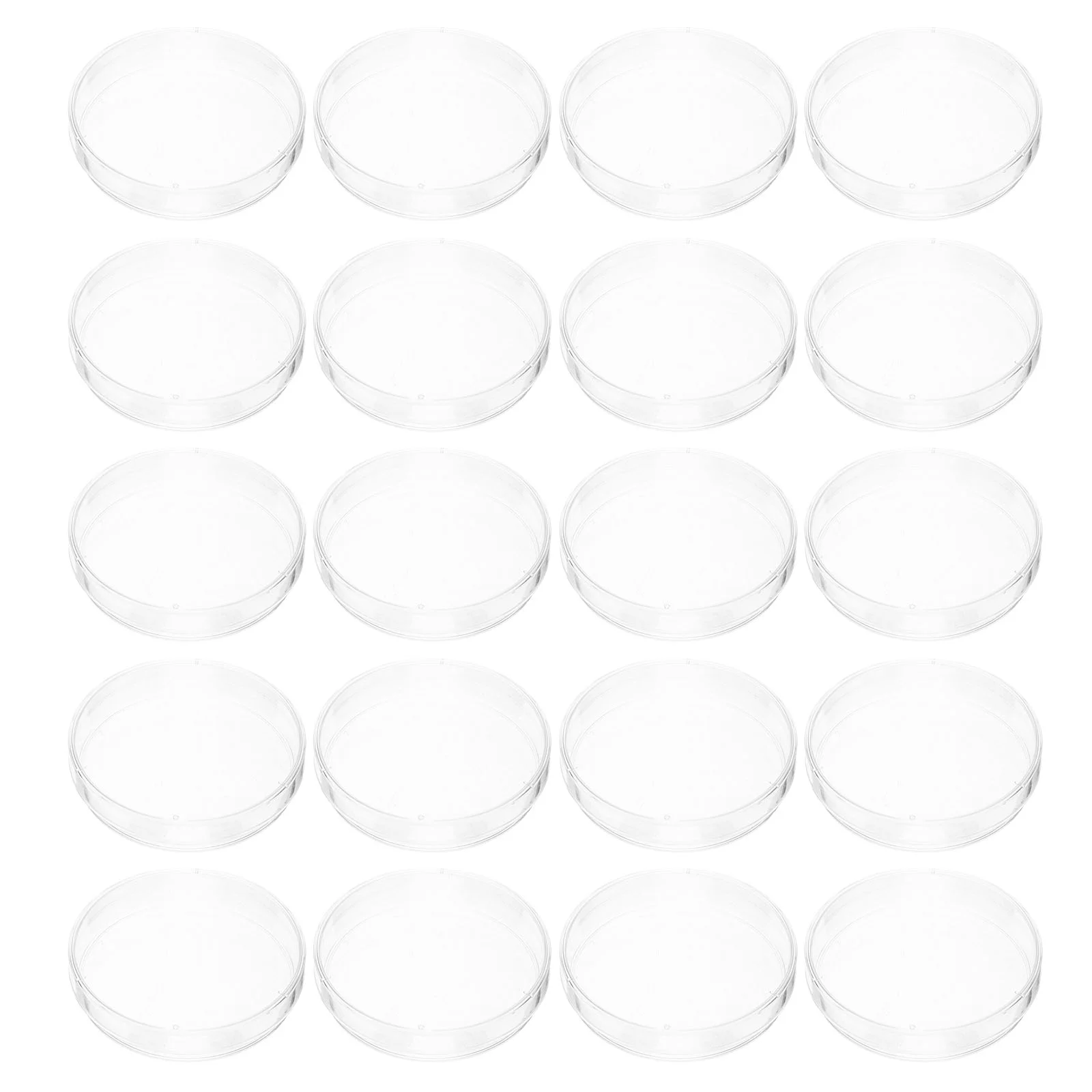 

20pcs 70mm Plastic Petri Dishes Culture Dish with Lid Petri Dish Plastic Plastic Petri Dish with Lid Petri Dishes with Lid