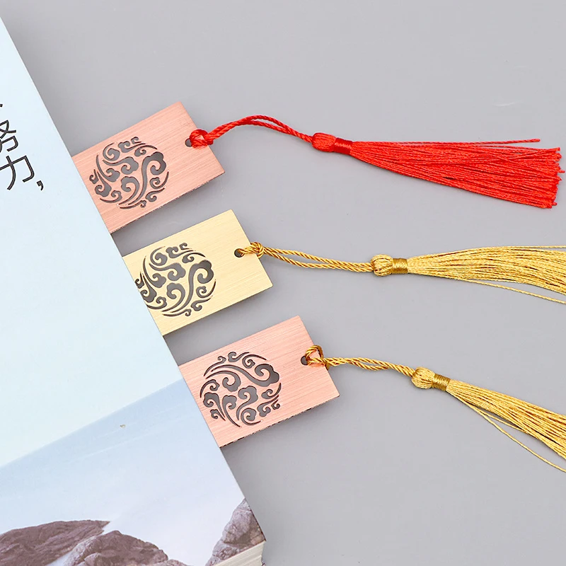 1PC High Quality Vintage Bookmark Design of Tassel/Butterfly Creative Metal Bookmarks Promotional Gift Stationery Film Book Mark