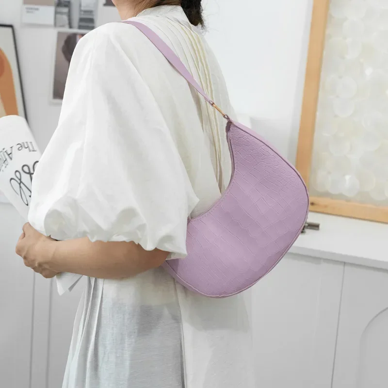 Petit sac sous les bras en PU pour femme, One Initiated Crescent, sacs à main à bas prix, nouveau