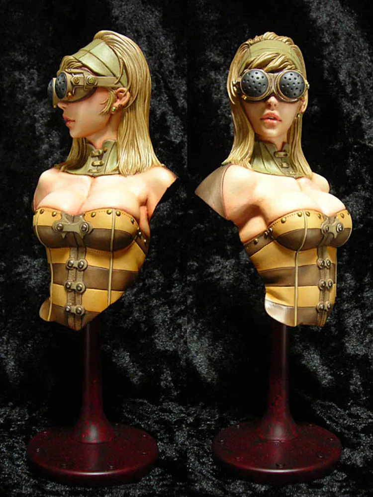

Unpainted Kit 1/8 210mm Bee girl with the base 210mm soldier figure Historical Figure Resin Kit