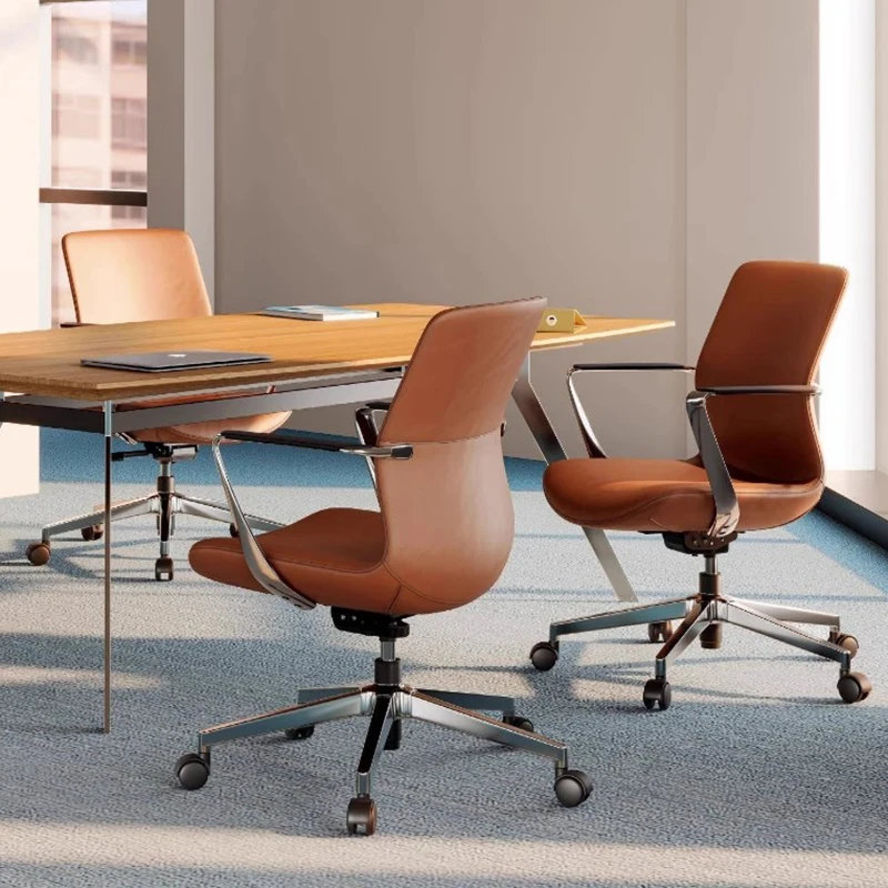 

Backrest Conference Office Chair Rolling Arm Nordic Bedroom Office Chair Executive Computer Swivel Mobilya Library Furniture