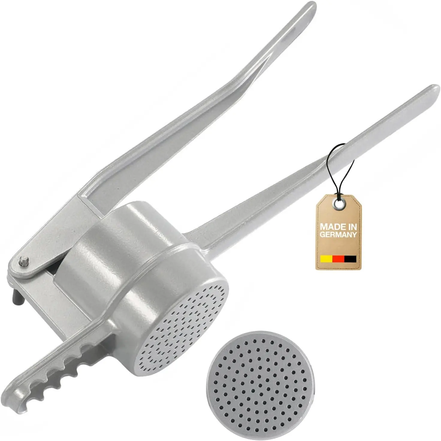 

Classic Round Noodle Maker for Homemade Spaetzle Pasta, Easy to Use Kitchen Tool