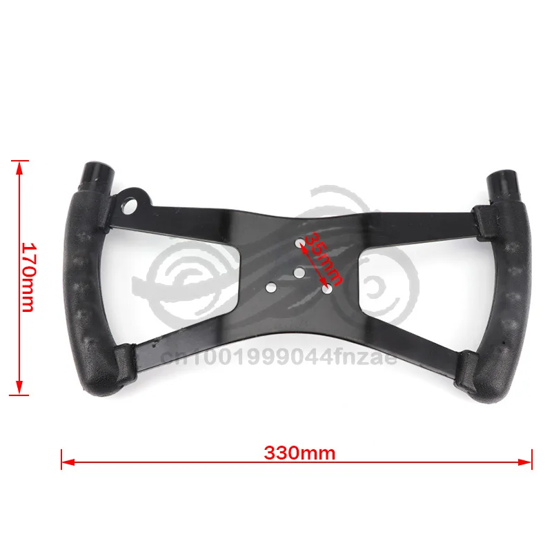 

330*170mm Go Kart Steering Wheel Butterfly Style H Style Karting Steering Wheel For Riding Lawn Mower Racing Go Kart Parts