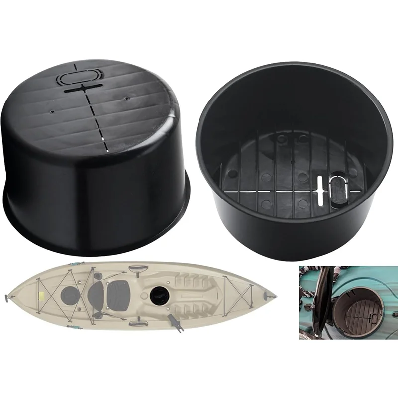Abbk-balde de armazenamento de caiaque, recipiente de balde de escotilha, recipiente de balde de escotilha de caiaque
