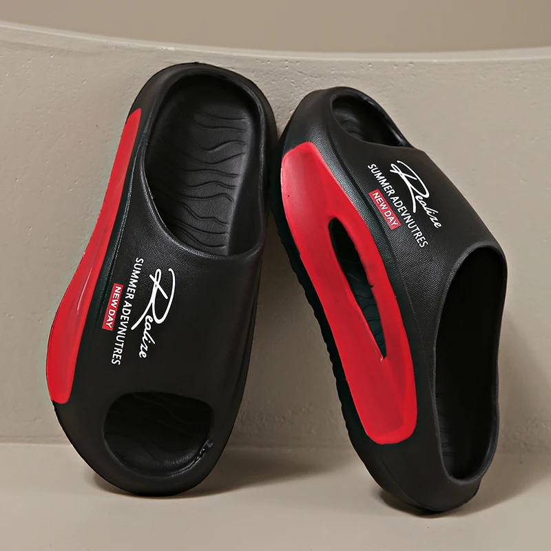 

Beach Slippers Luxury Brand Outdoor New Men Slippers Women Shoes Summer Indoor Eva Soft Flip Flops Male Anti-slip Shoes