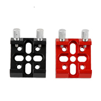 Shrew Dovetail Cross Base Dove-tail Groove Star-seeking Rail Holding Hoop Astronomical Telescope Accessories Red and Black