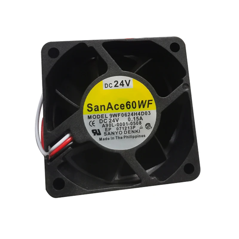 60x60x25 مللي متر 9WF0624H4D03 A90L-0001-0508 24V التبريد 0.15A 6025 60 مللي متر DC مراوح محورية