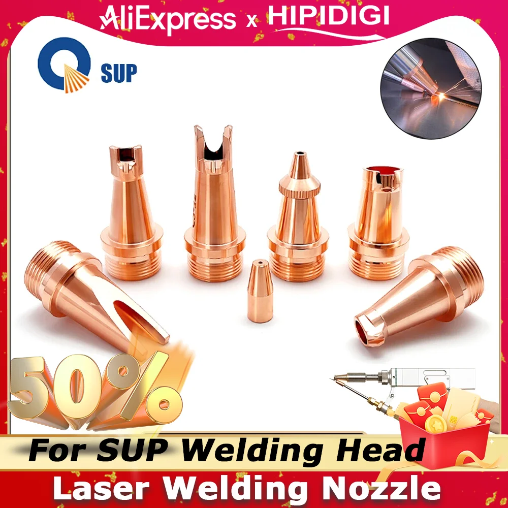 

M16 SUP Laser Welding Nozzle AS-12 BS-16 CS-12 DS ES-12 FS-16 Cutting Nozzle Wire Feed Nozzles for Handheld SUP Laser Welder