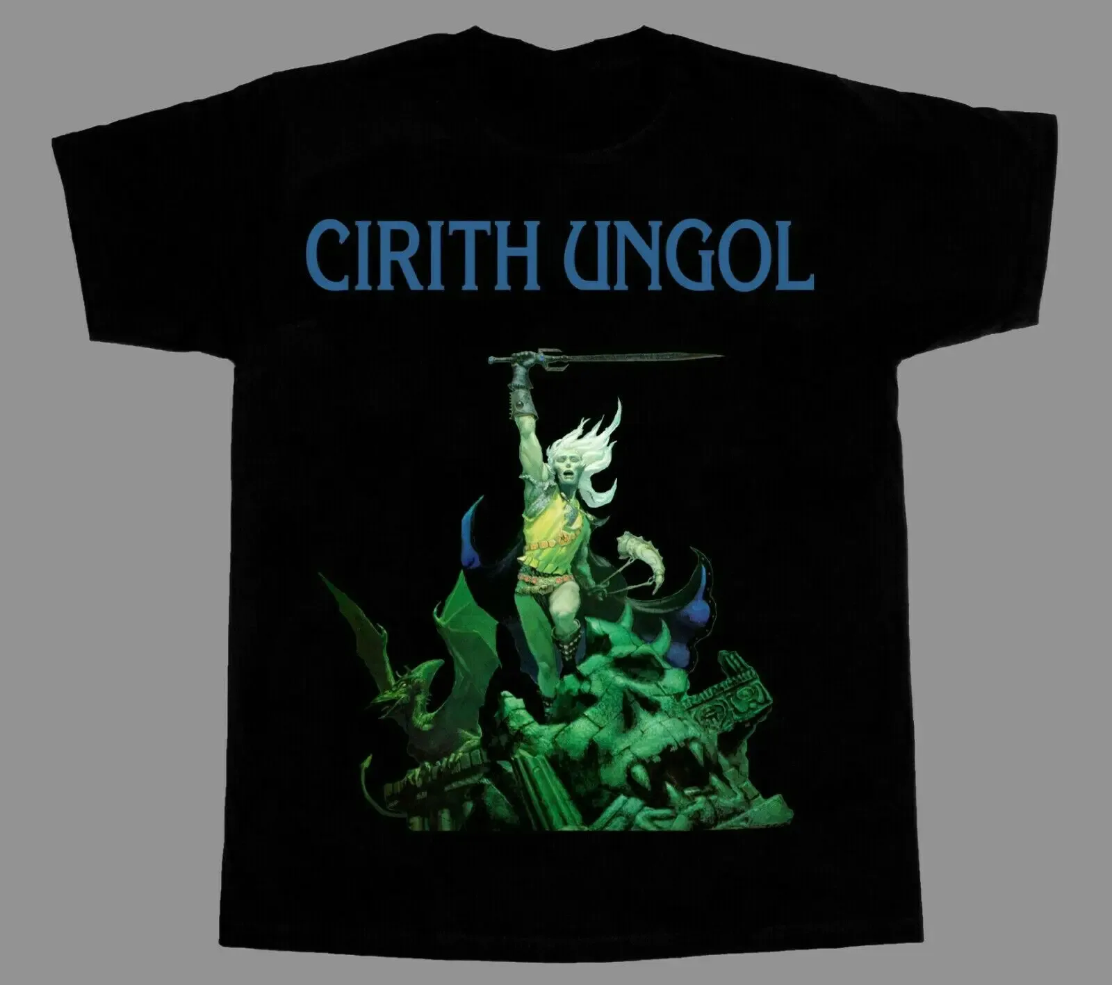 CIRITH UNGOL FROST AND FIRE '80 PAGAN ALTAR Black Men All size Shirt