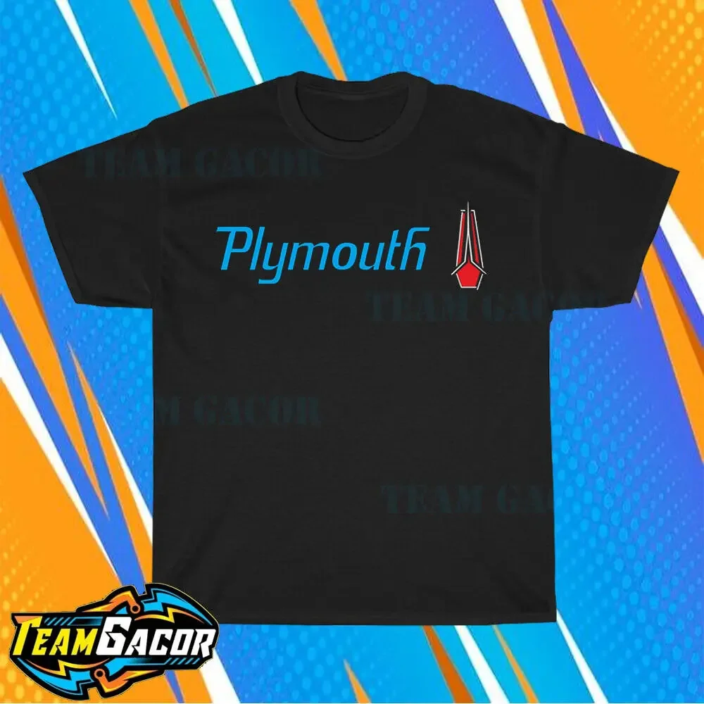 9 PLYMOUTH CLASSIC Logo Men's T-Shirt Funny Size S to 5XL