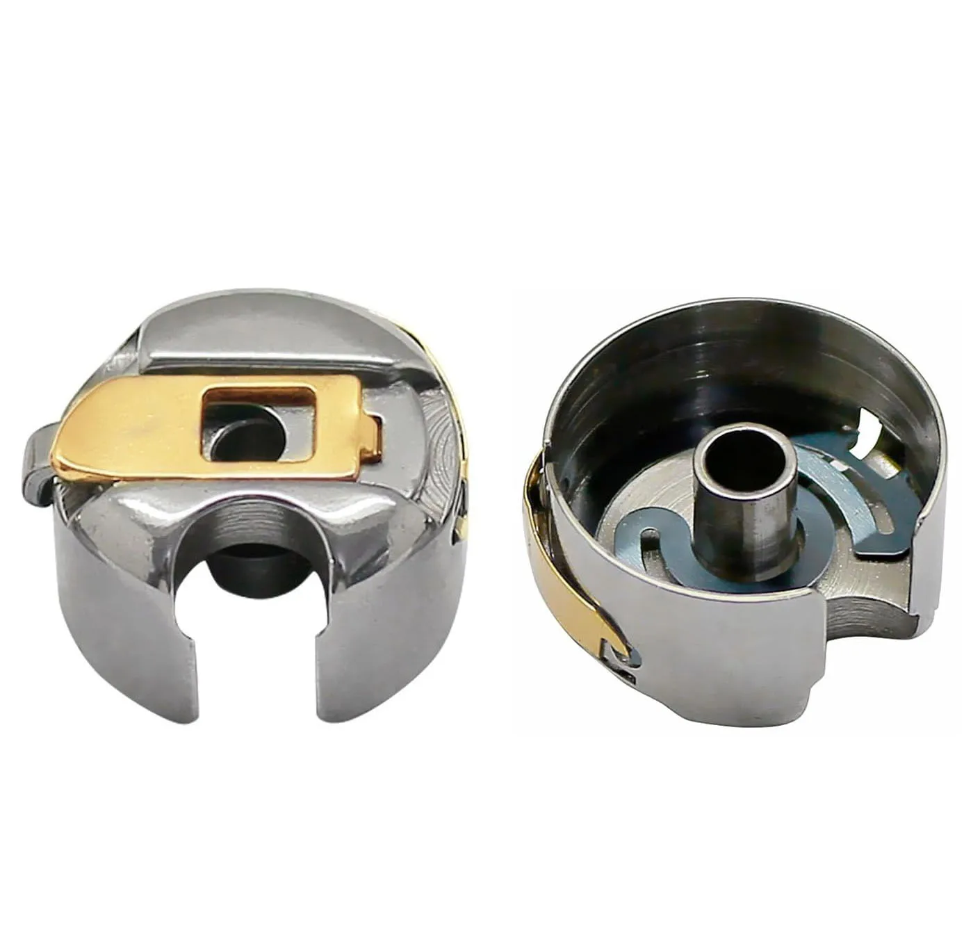 Caixa de Bobina Compatível com Máquina de Costura Industrial JUKI CONSEW Brother Singer Caixa de Bobina de Titânio # BC-DB1-NBL