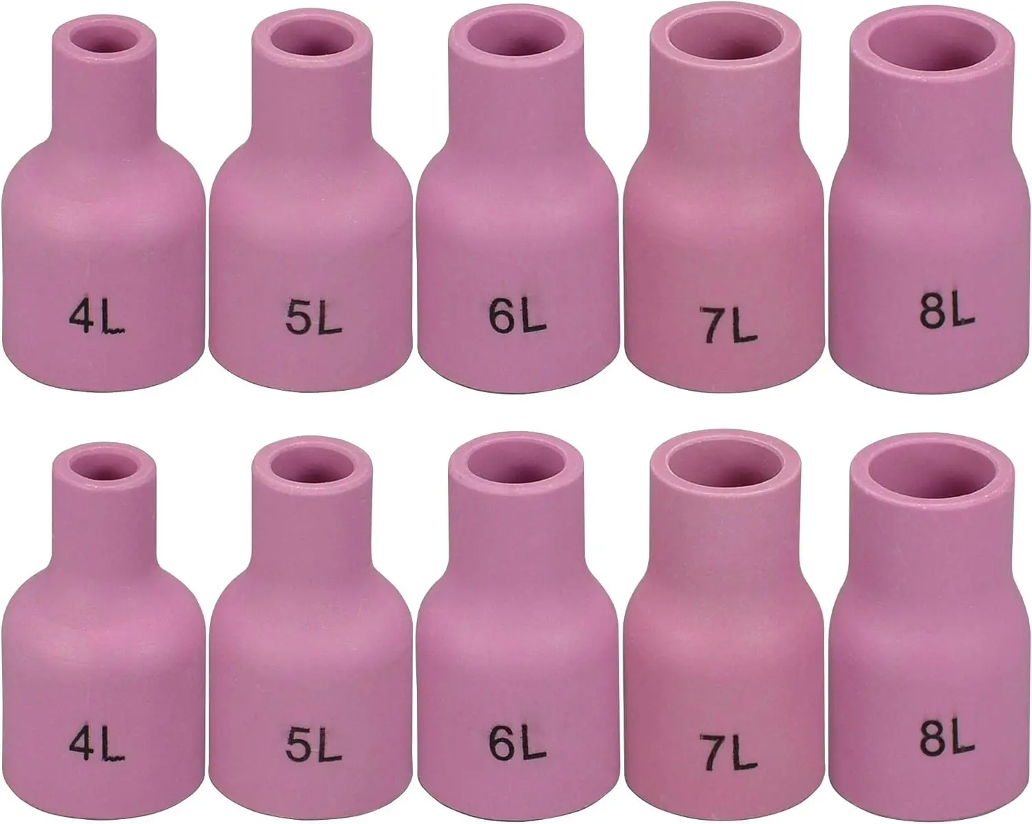 TIG Aluminia Nozzle Ceramic Cup Long Kit 53N58L 53N59L 53N60L 53N61L 53N61SL for SR WP 9 20 25 TIG Welding Torch 10pcs …