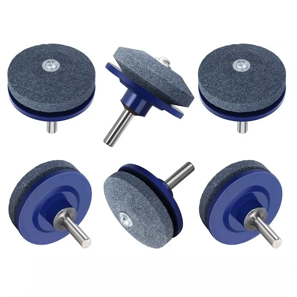 1/4pcs Resistant Grinding Stone Electric Knife Sharpener Wind Power Mower Wear Rotary Drill Cutter Lawnmower Grinding Head Tool