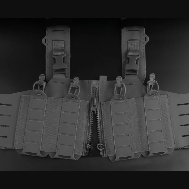 Lichtgewicht SF-borstband, ritssluiting voor bevestiging, meerdere combinaties om te matchen, H-vormig schouderbandontwerp