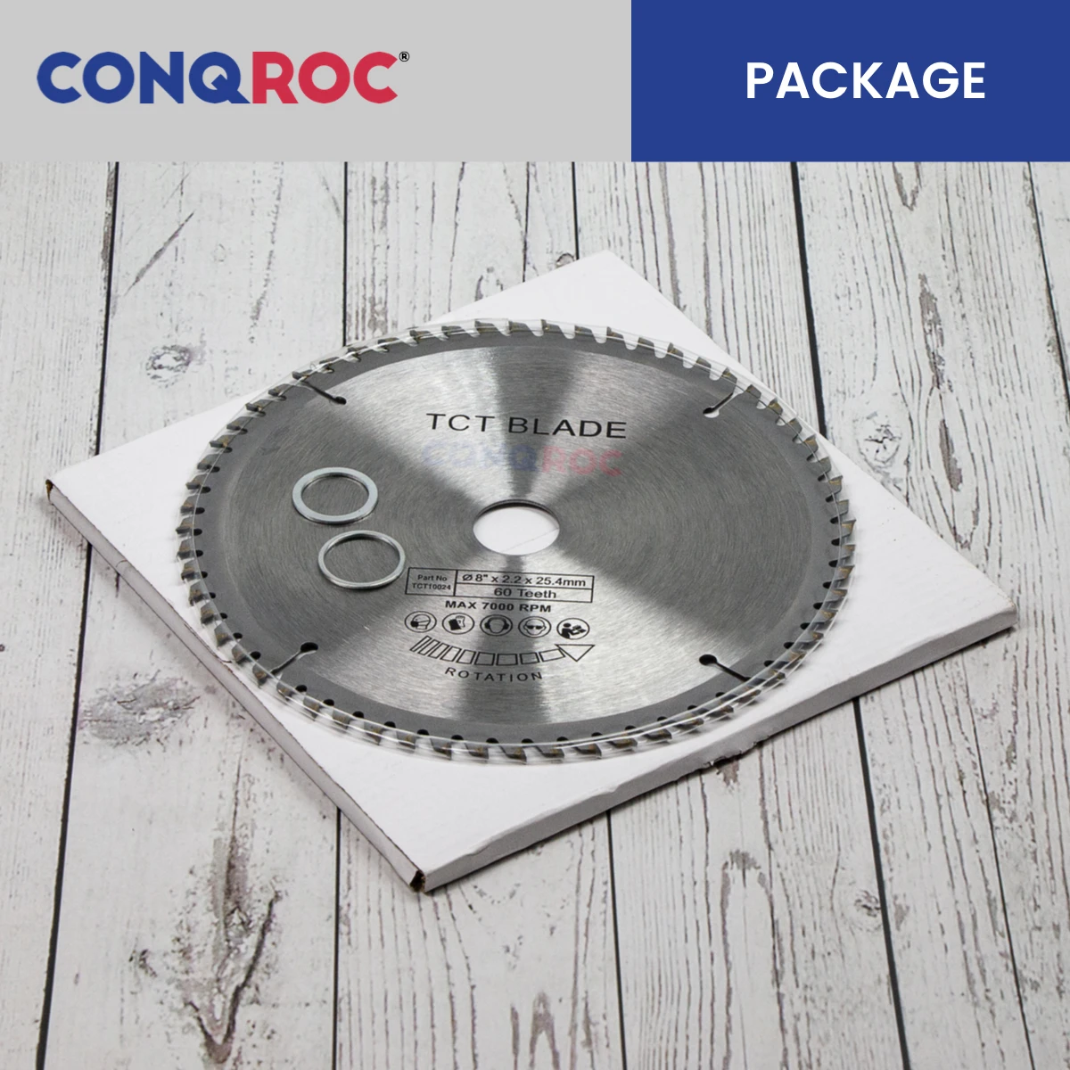 200X25.4Mm TCT ใบเลื่อยวงเดือน8-Inch ทังสเตนคาร์ไบด์ Tipped ตัดไม้ Disc