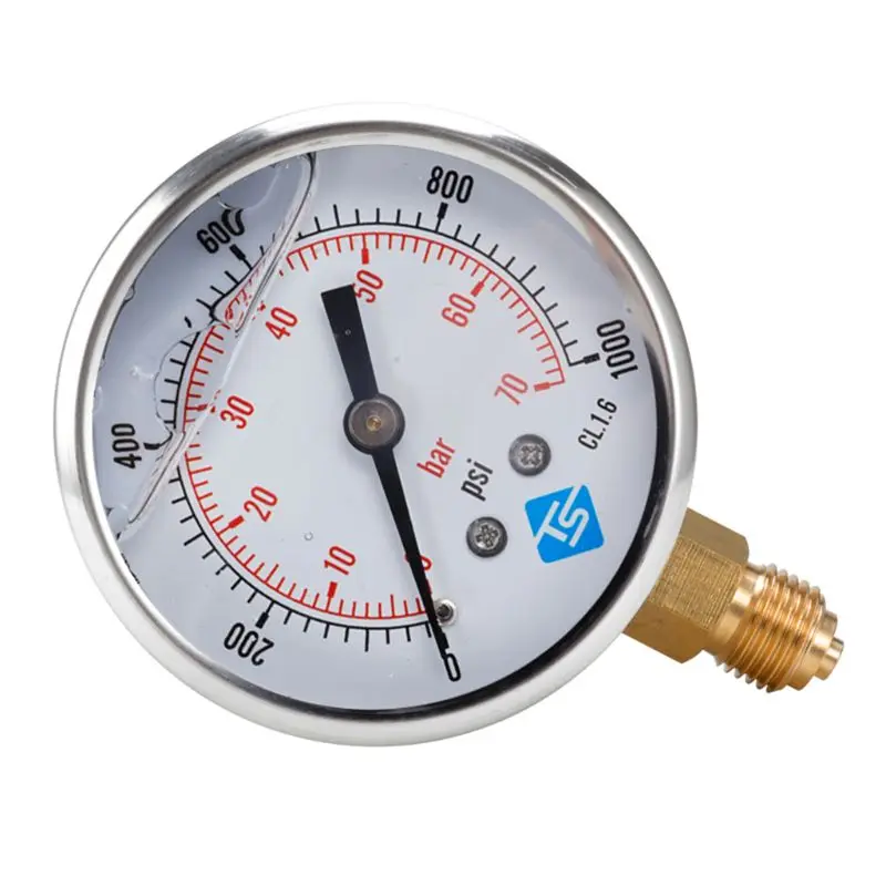 GLYCERINE FILLED PRESSURE VACUUM COMPOUND GAUGES 68mm DIAL VAC to 10000 PSI BTM Drop Ship