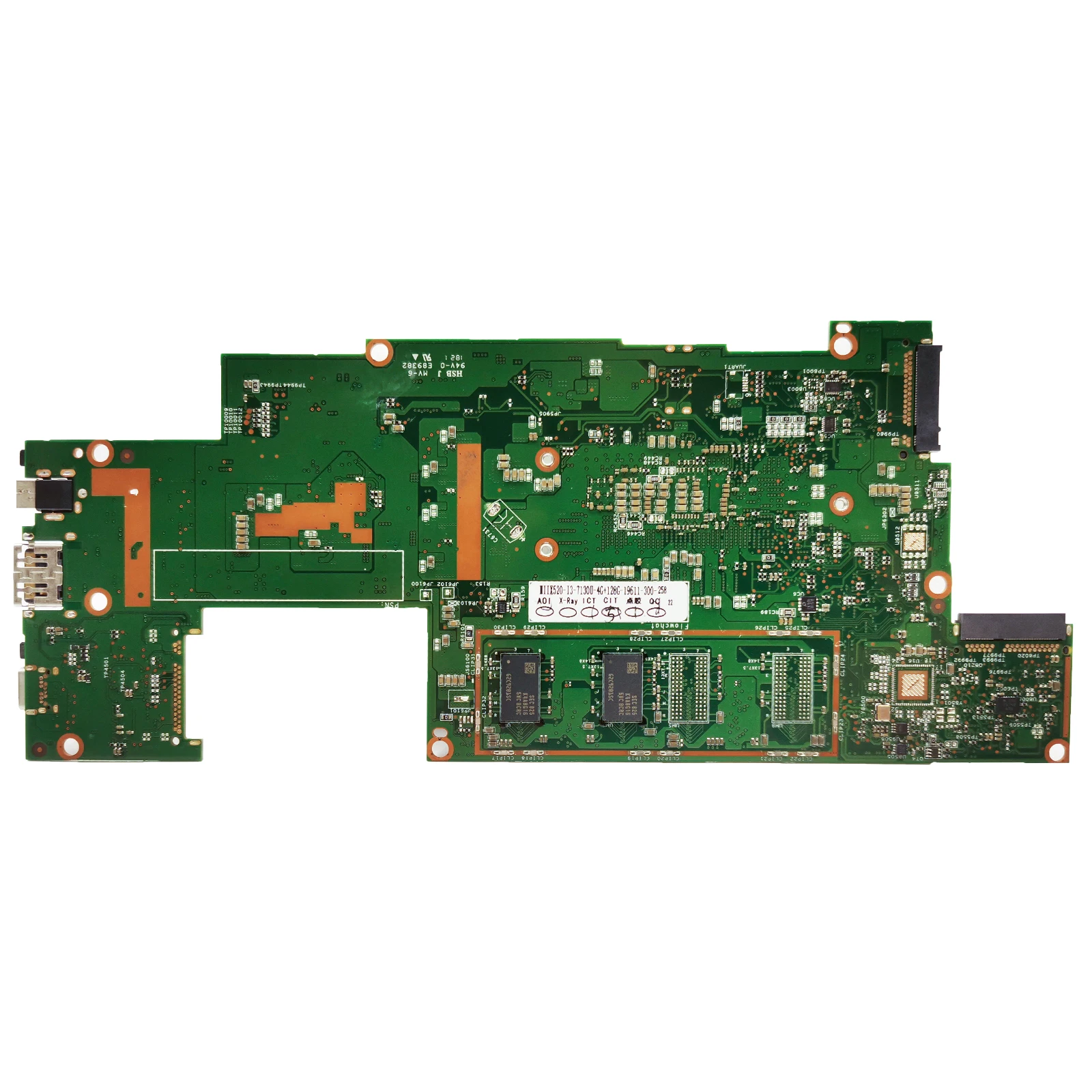 Placa-mãe notebook para Lenovo Miix Tablet, 520-12IKB, Laptop Mainboard, I3-7130U CPU, UMA, 4G RAM, 5B20Q22861