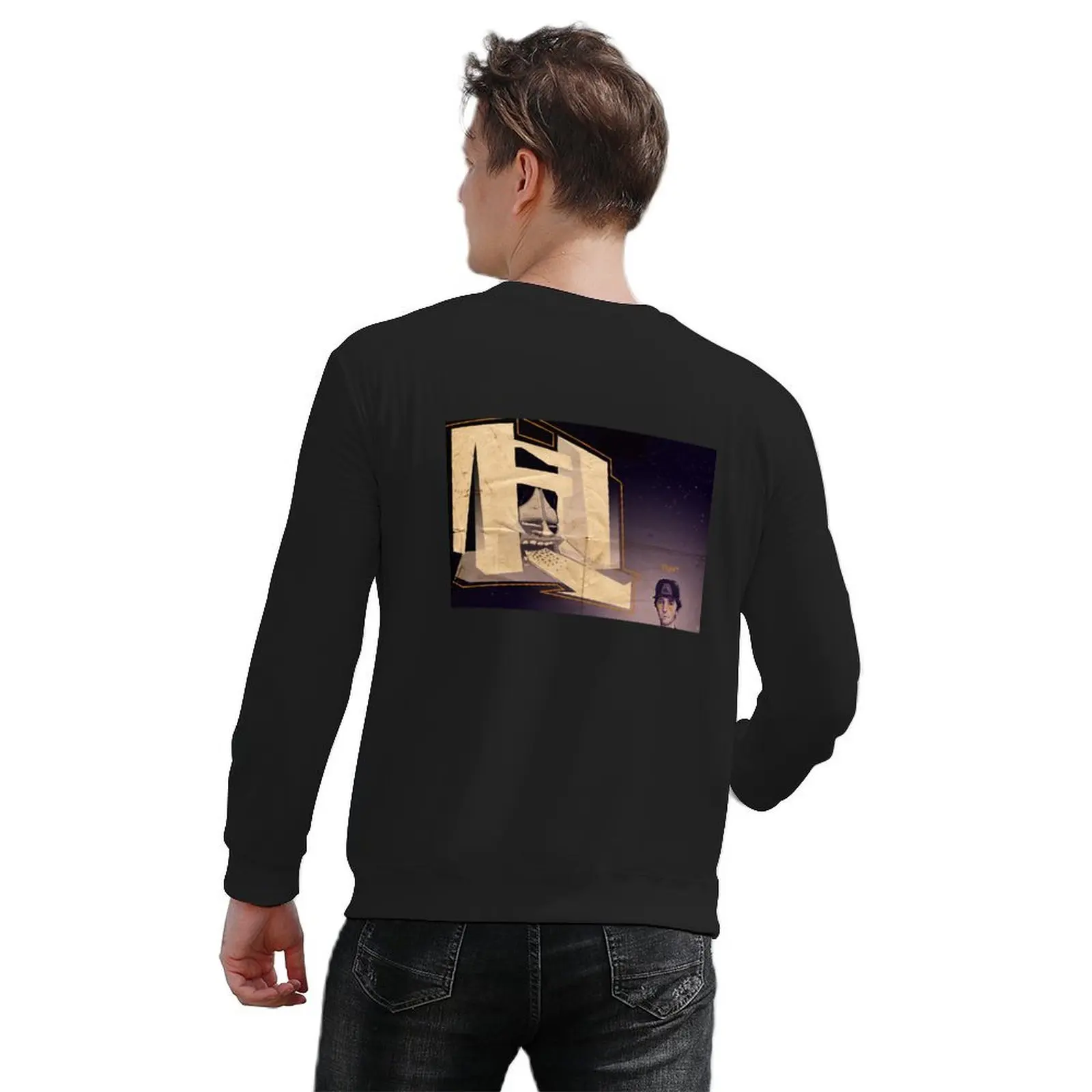 Alien Tiki Harry Dean say's Right Pullover men wear men clothing korean autumn clothes winter man sweatshirt