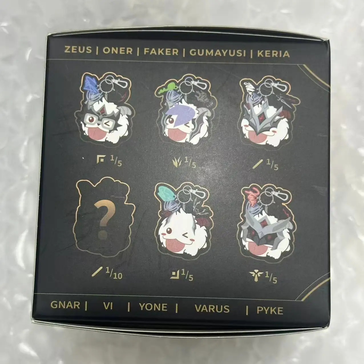 s14  champions Poro Keychain Plush Blind box Gnar Vi Yone Varus Pyke Sylas Genuine Original Packaging Brand New view 3