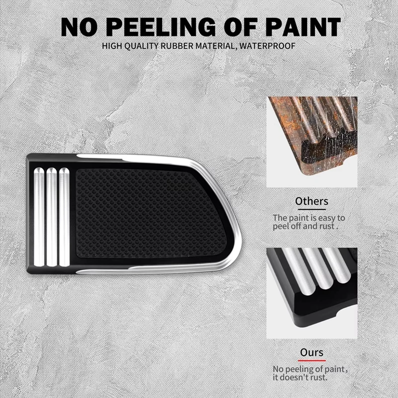 Super Sale Motorcycle Front Brake Pedal Pad Cover for Harley Softail Street Bob Fat Bob FXDF FXFBS FXDB 2018-2025 Black and Whit - view 6