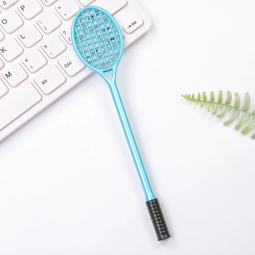 2 قطعة أقلام جل مضرب كروي أسود أزرق طرف رفيع قلم كتابة لطلاب المكاتب المدرسية أدوات مكتبية جديدة لحفلات التنس #5