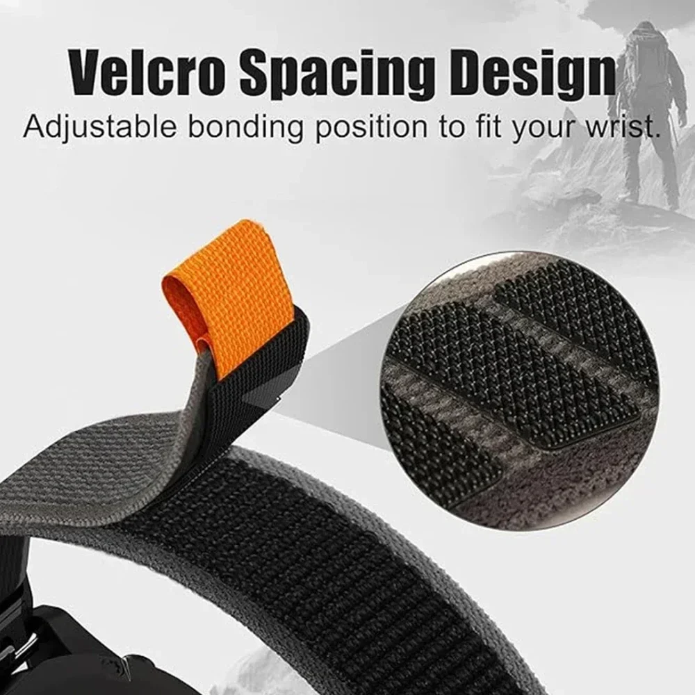 20mm 22mm Trail Nylon-Schlaufenarmband für Amazfit Bip Max 6 5/Balance 3 2 1/Active Max 3 2 Armband für Huawei Watch GT6-5-4 Pro 46mm – Detail 2