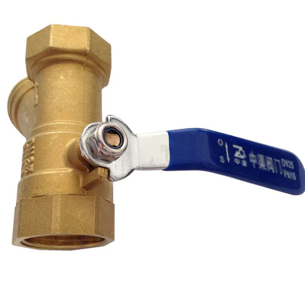 

Y Type Brass Strainer Filter Ball Valve Dn25 1 Inch Female Thread For Water Gas Oil Separation Tool Quick Opening Good Sealing