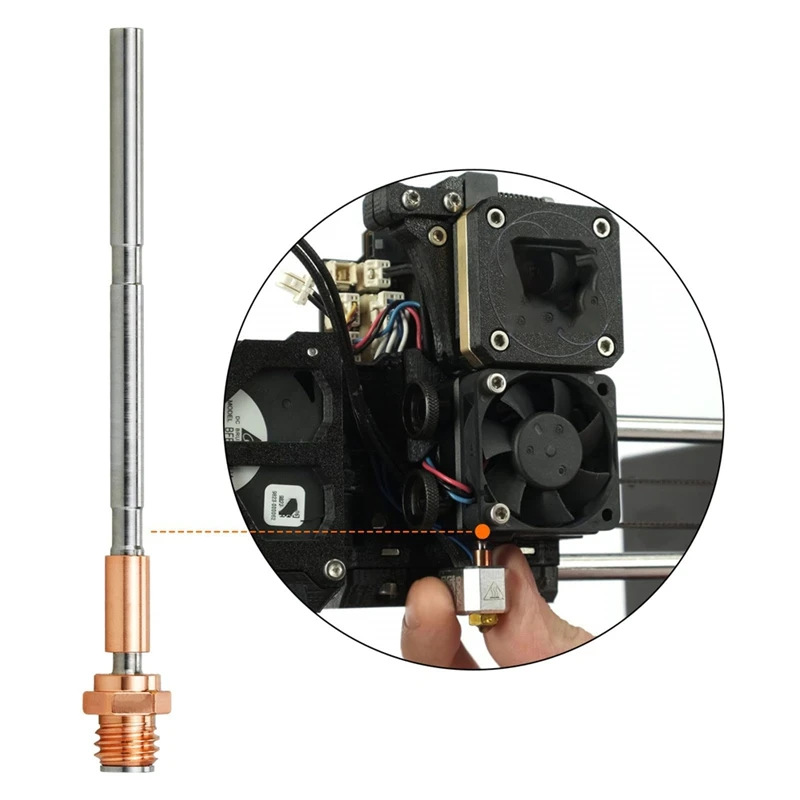 Akcesoria do drukarek 3D 2Pc Bimetal Heatbreak do drukarki 3D Prusa MK4 XL MK3.9 Nextruder Bimetal Heatbreak Plug And Play