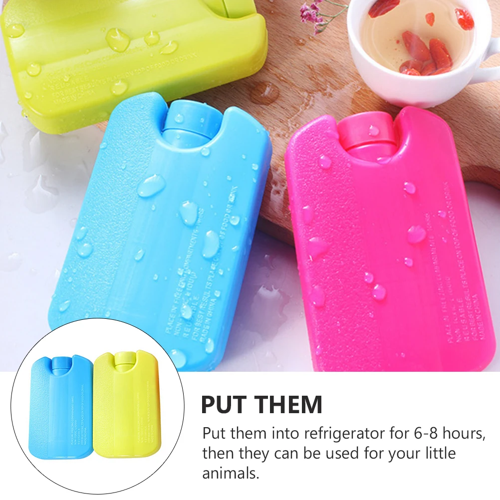 

2pcs Ice Colors Cooling Box for Hamster Cage Supplies Summer Pet Ice Boxes Cooler Pet Cooler Refrigerator