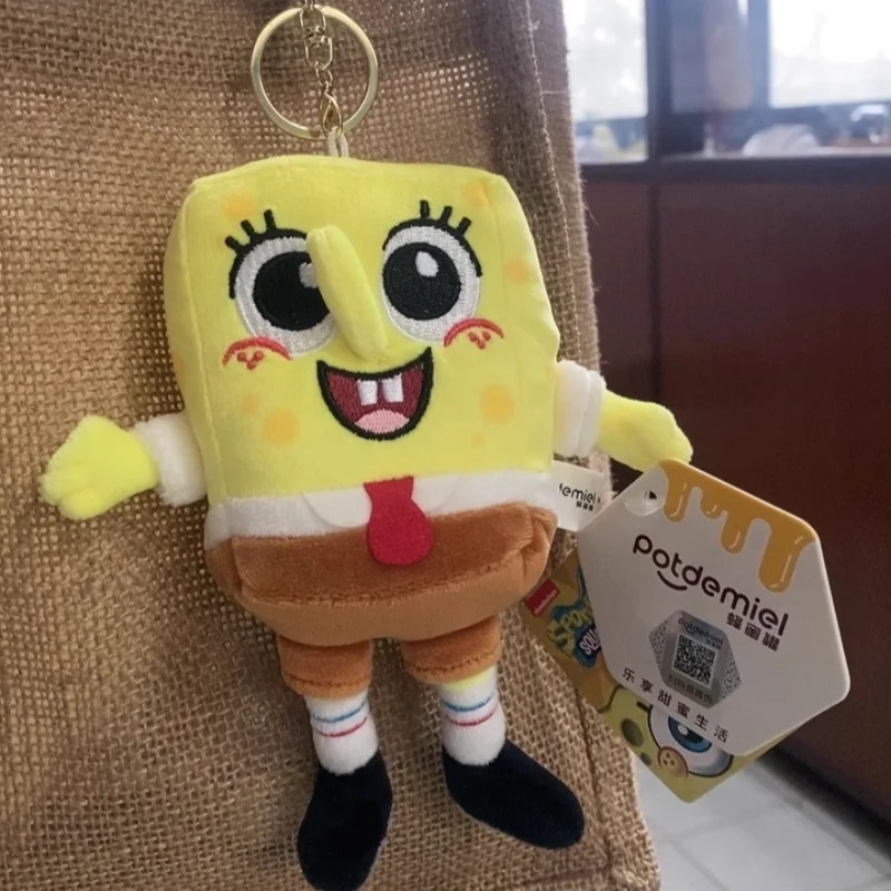 Original Spongebob Squarepants Patrick Star Gary The Snail Plush Filling Car Key Chain Bag Pendant Couple Pendant Children Toy