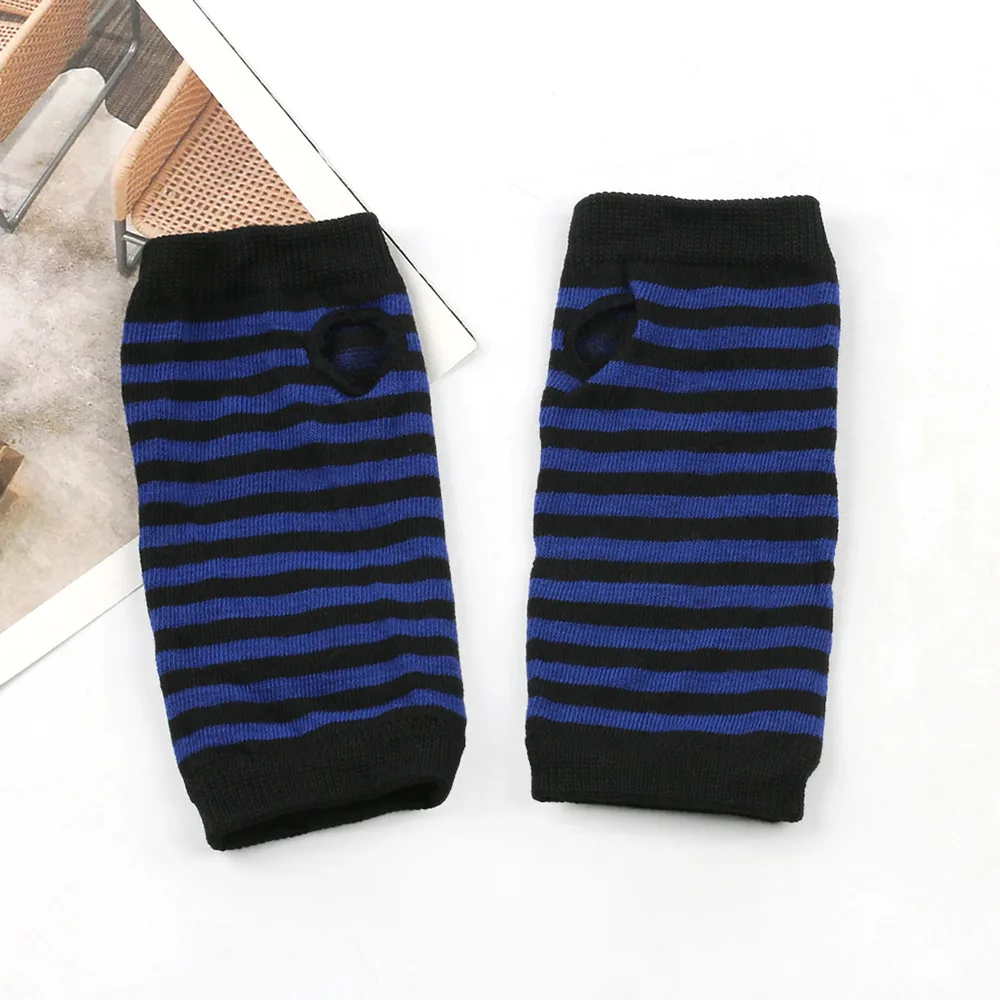 Neue Halbfinger-Sport-Handschuhe mit offenen Fingern, gestrickt, kurz, für Herren und Damen, Herbst/Winter, dünne DIY-Armabdeckung – Detail 14