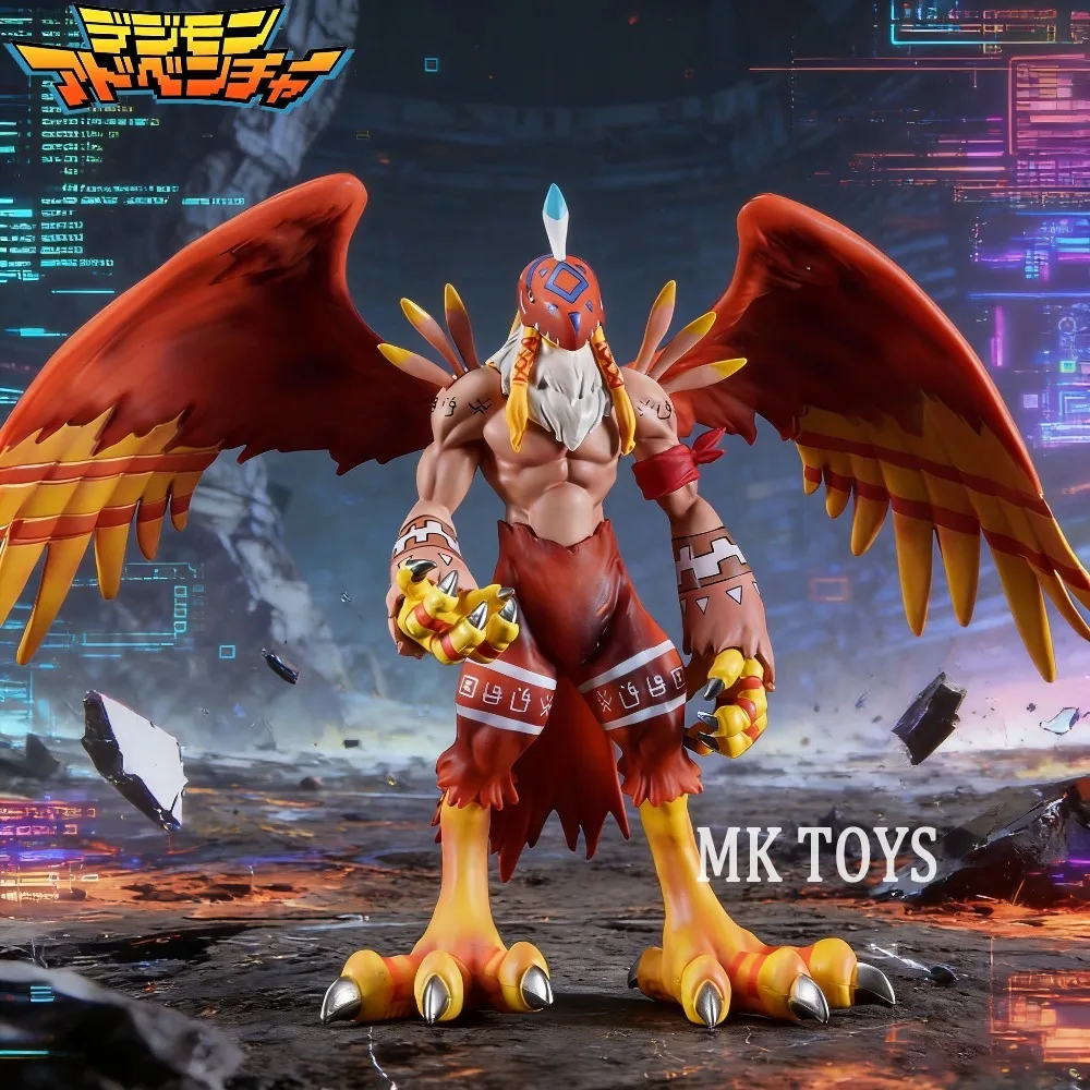 18cm Anime Digimon Adventure Figure Garudamon Action Figures Pvc Statue Desktop Ornamen Collection Model Toys Gifts