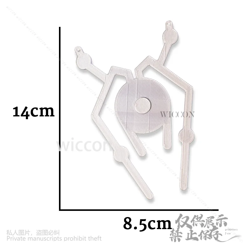 أنيمي الغريبة المرحلة تأثيري حتى الأداء ثلاثية الأبعاد حمض البوليلاكتيك قلادة مستديرة 7 وميض ذهب هالوين هدايا عيد الميلاد مخصصة