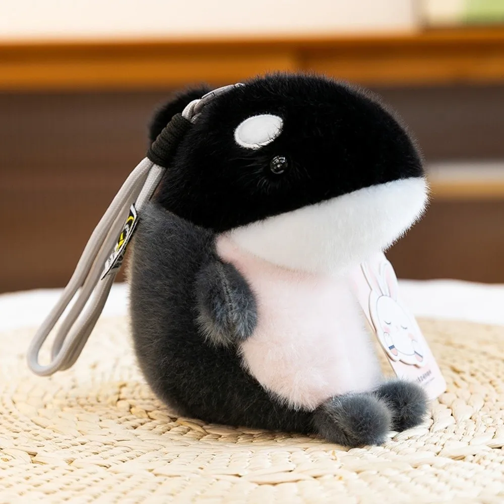 Kids Marine Animal Dolphin Bag Pendant Orca Stuffed Animals Plush Keychain Animal Plush Seal Key Chain Boys