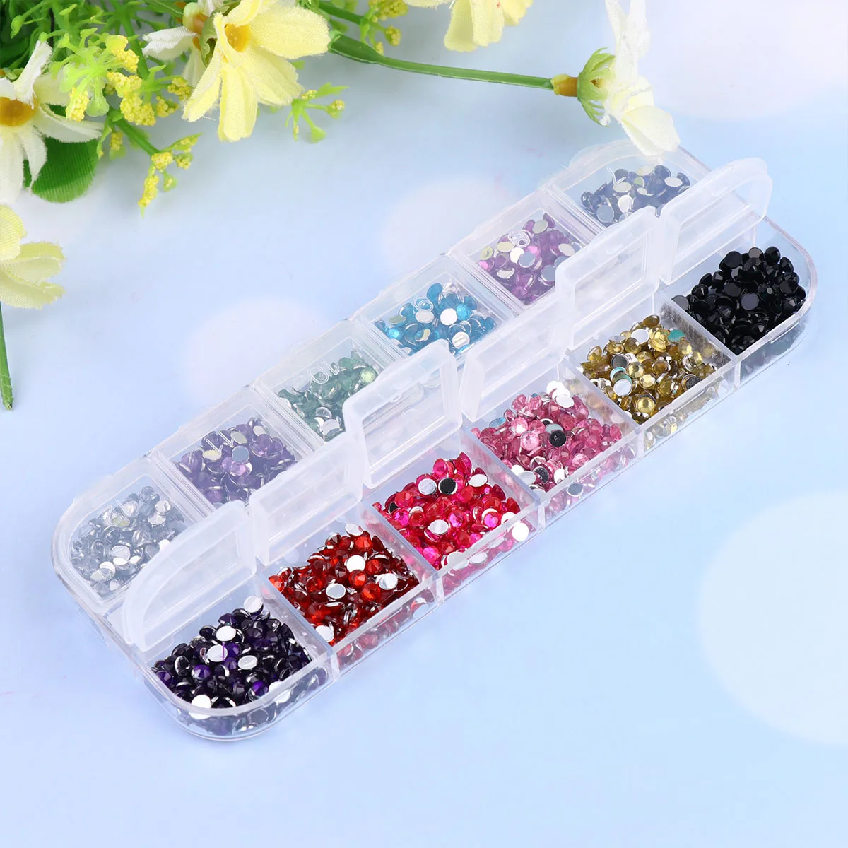 1 Juego de bolígrafo y diamantes de imitación para decoración de uñas, juego completo de herramientas de manicura para uñas deslumbrantes, decoración de funda de teléfono para el hogar