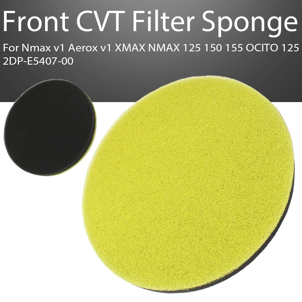 

CVT Dust Filter Foam For Yama ha NMAX 155 Aerox 155 Mio i 125 Sporty Motorcycle Air Filter 1PC