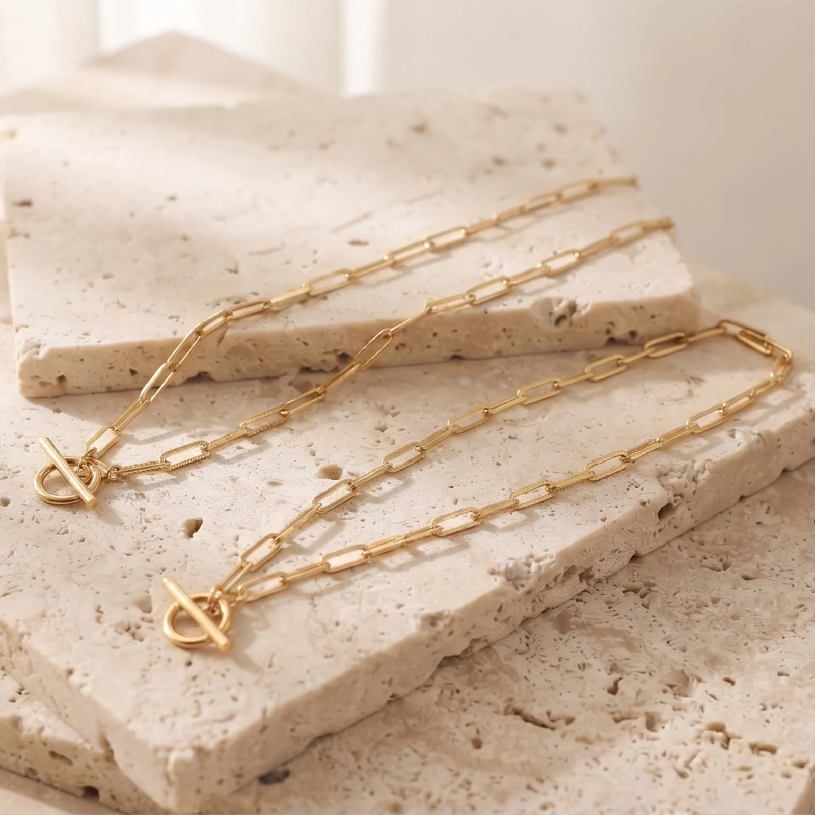 1pc 3/4/5mm Width Minimalist B - đánh giá và giá Toggle Clasp Gold