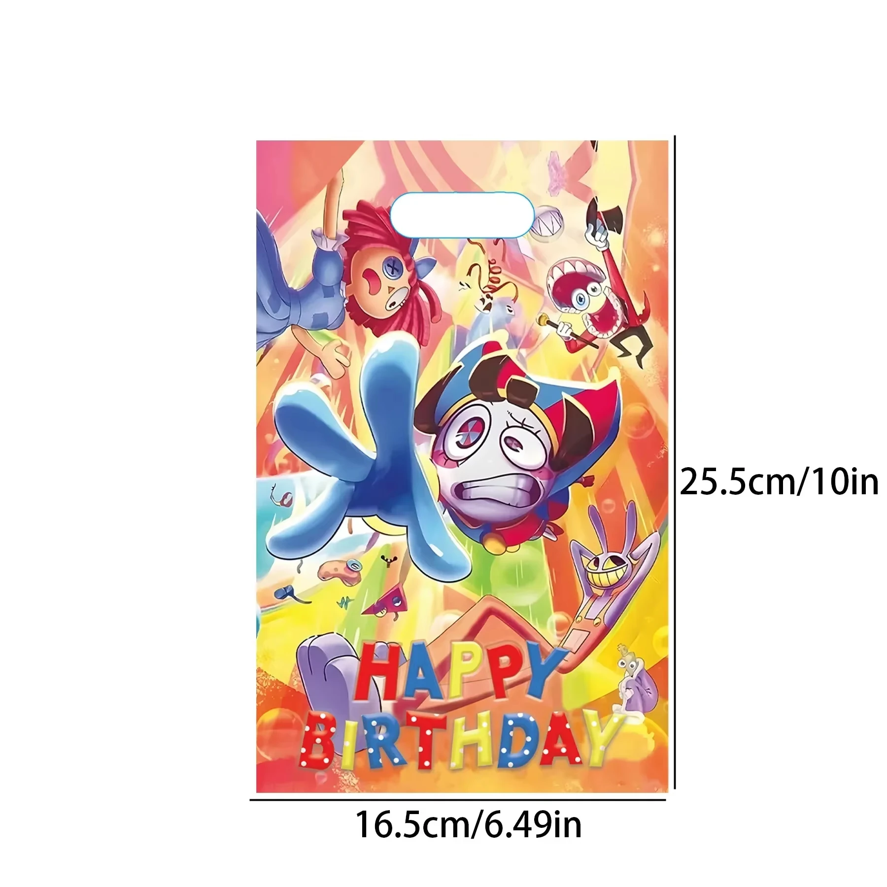 Feesttafeldecoratieset Papieren Borden Bekers Servetten Ballonnen Banner Achtergronddecoratie Feestartikelen The Amazing Digital Circus