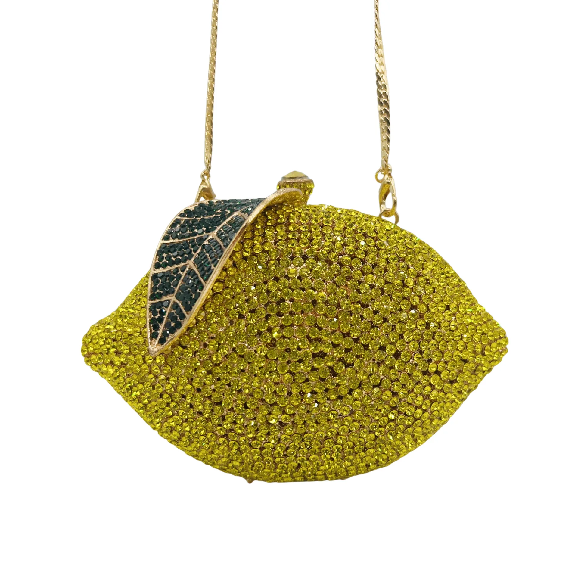 

Crystal Bag Rhinestone Dinner Premium Light Luxury Lemon Style Banquet Women's Clutch Bag