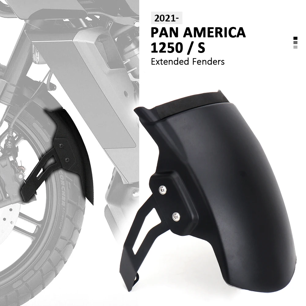 

Motorcycle Mudguards Front Fender Splash Guard Extension For Pan America 1250 Special PAN AMERICA 1250 S PA1250 2021-2024